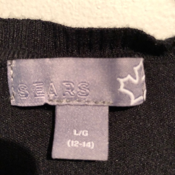 Vintage Sears Canada black button up long sleeve - Picture 5 of 5